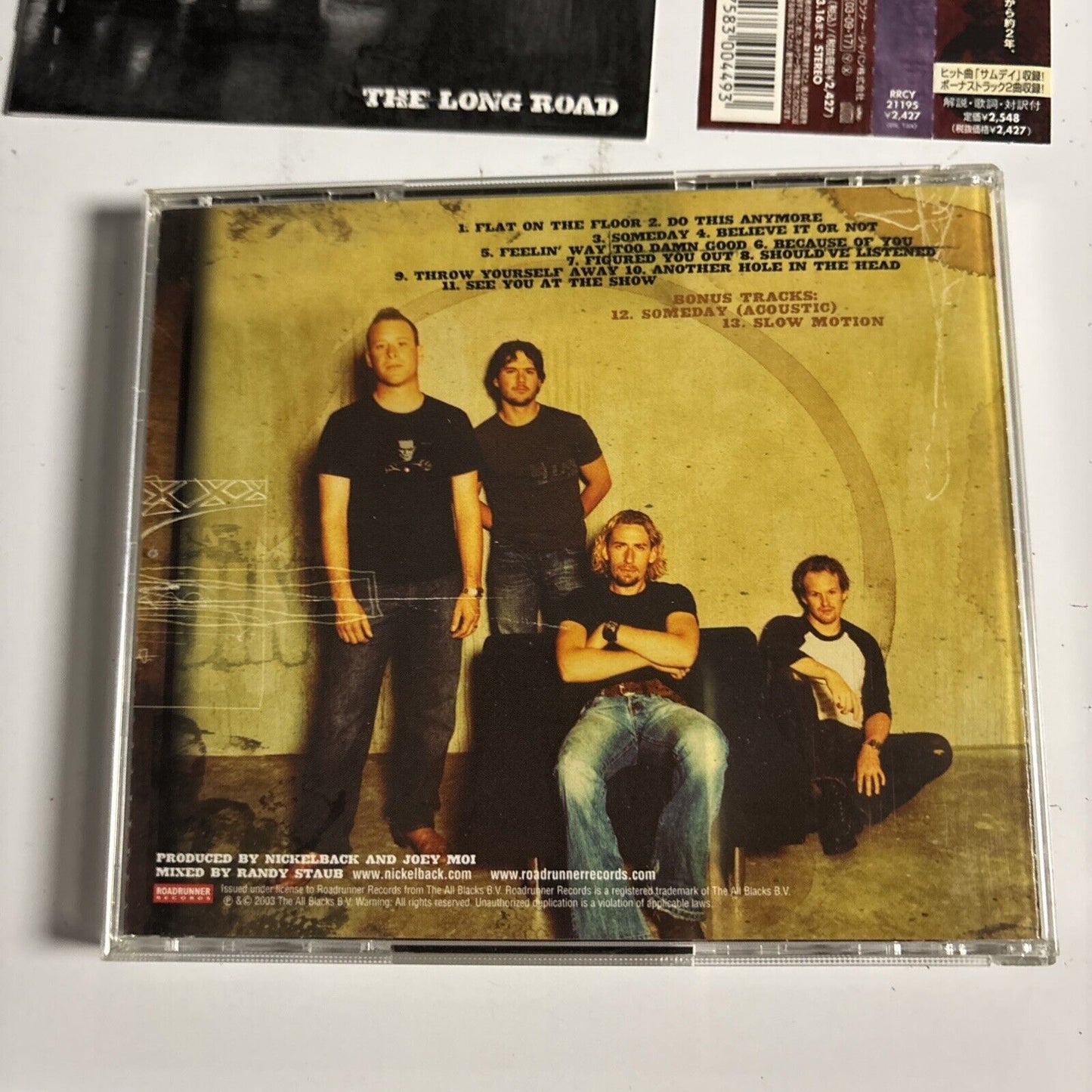 Nickelback – The Long Road (CD, 2003) rrcy-21195 Japan Bonus Track, obi