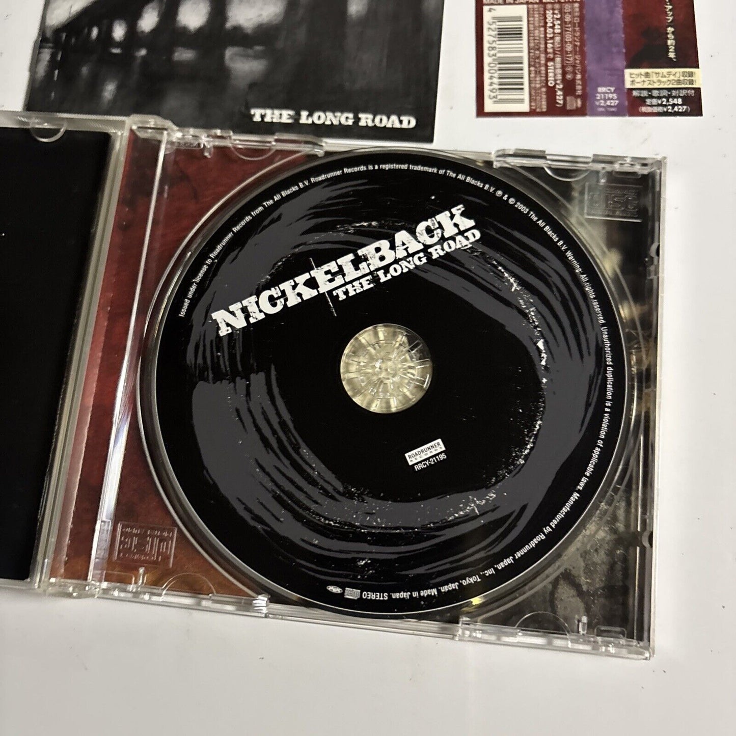 Nickelback – The Long Road (CD, 2003) rrcy-21195 Japan Bonus Track, obi