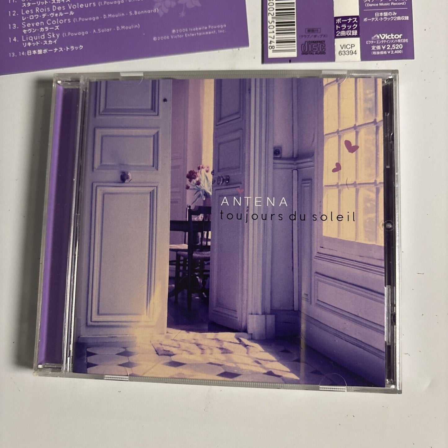 Antena – Toujours Du Soleil (CD, 2006) vicp-63394 Japan Bonus Track, obi