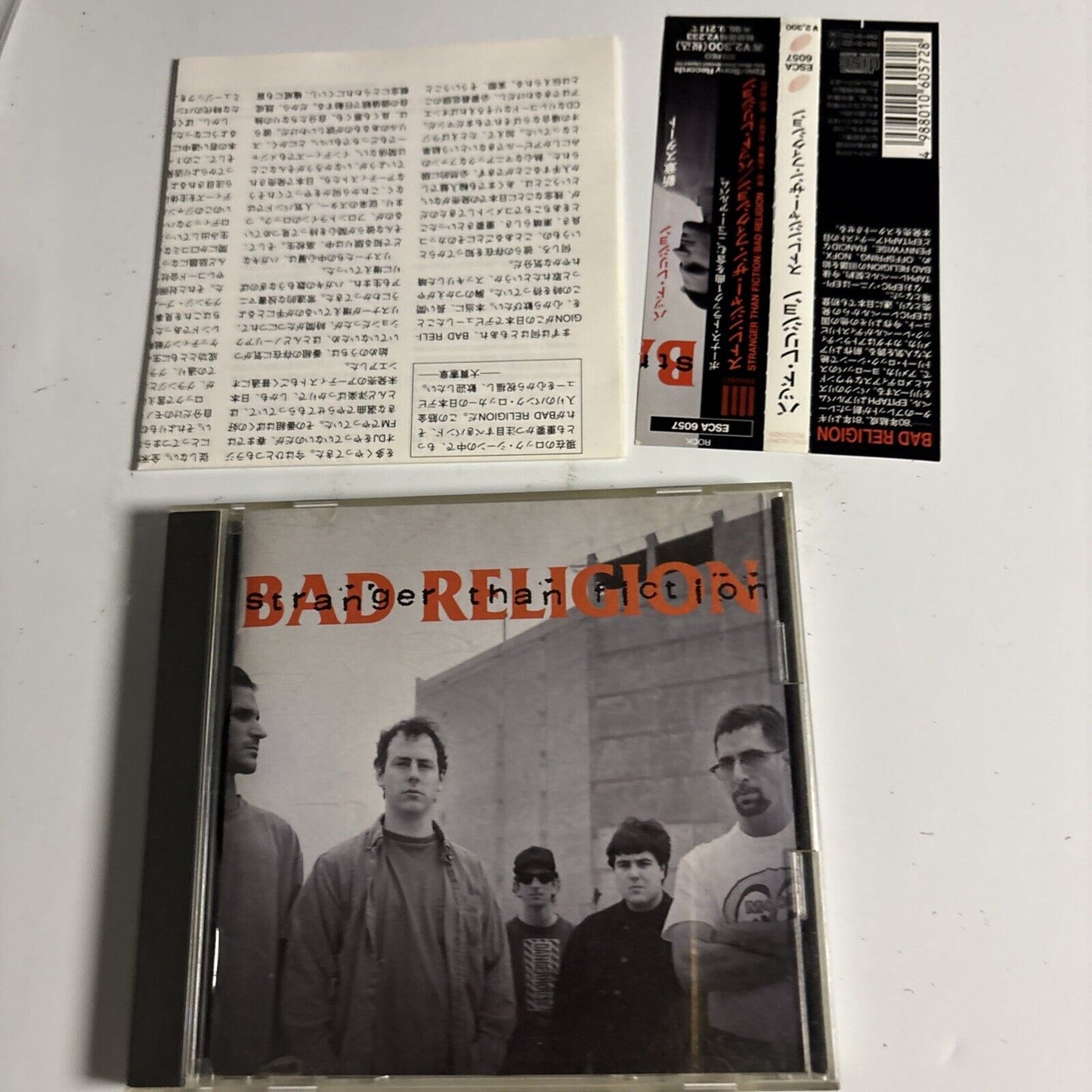 Bad Religion – Stranger Than Fiction (CD, 1994) ESCA 6057 Japan obi
