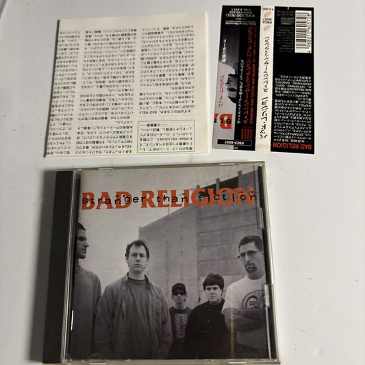 Bad Religion – Stranger Than Fiction (CD, 1994) ESCA 6057 Japan obi