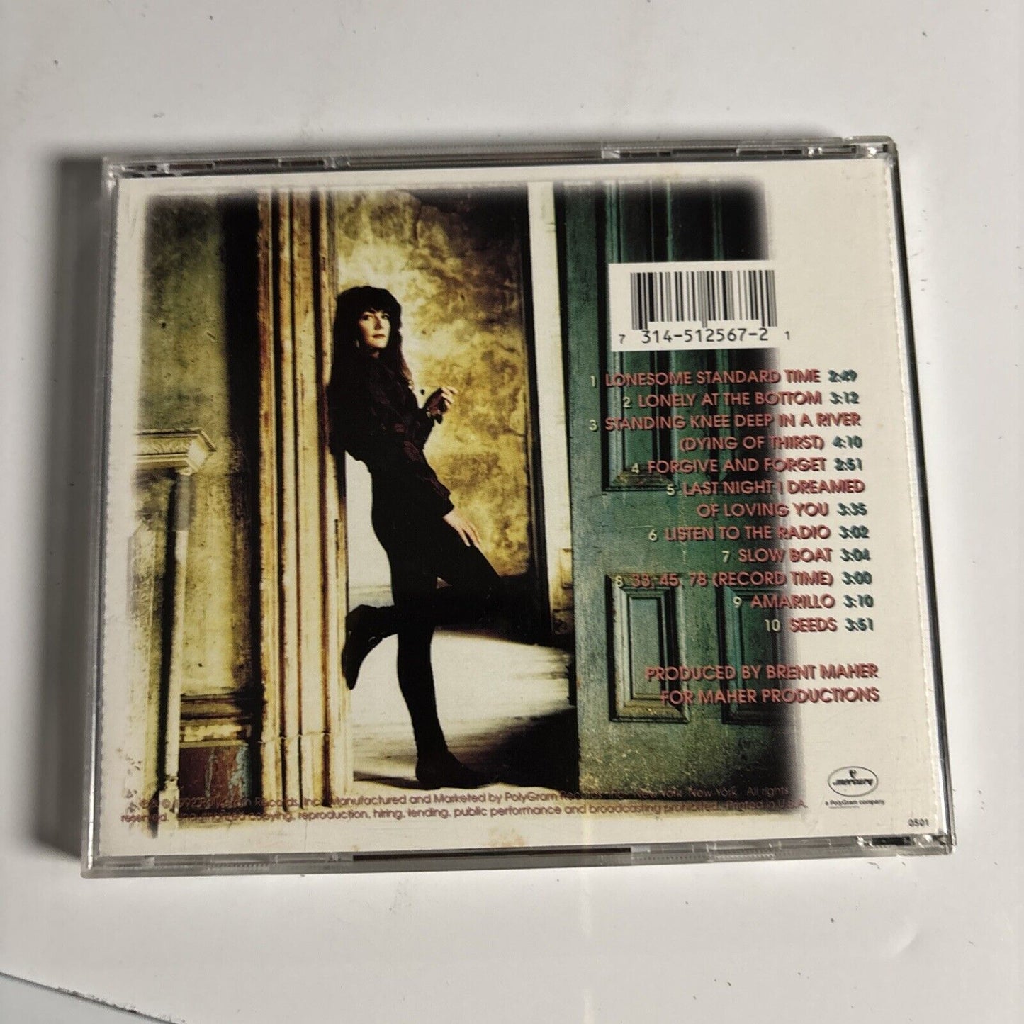 Kathy Mattea – Lonesome Standard Time (CD, 1992)