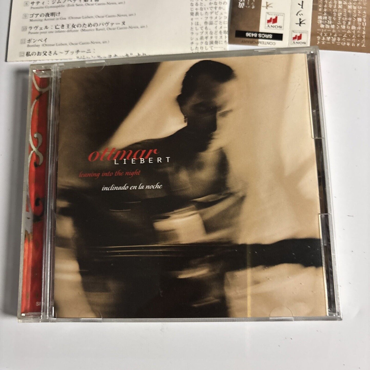 Ottmar Liebert – Leaning Into The Night/Inclinado En La Noche CD 1997 Japan obi