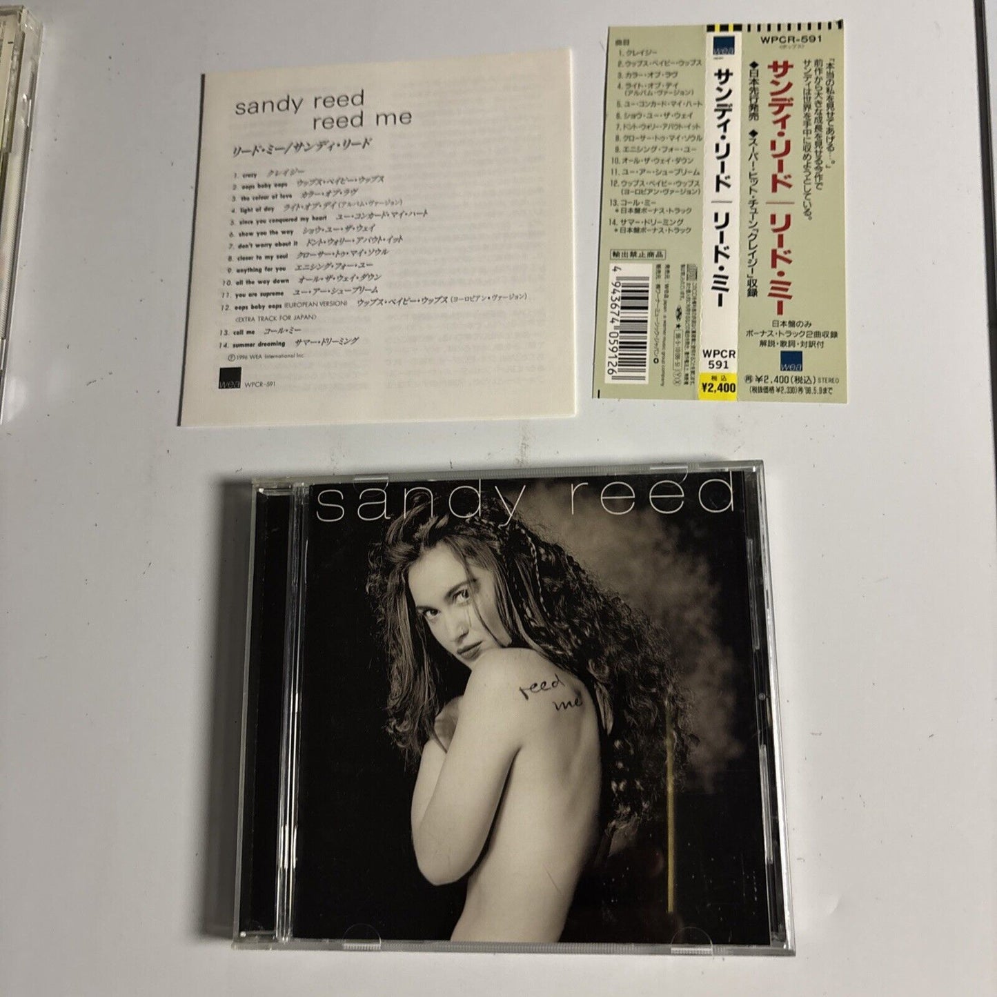 Sandy Reed – Reed Me (CD, 1996) wpcr-591 Japan obi