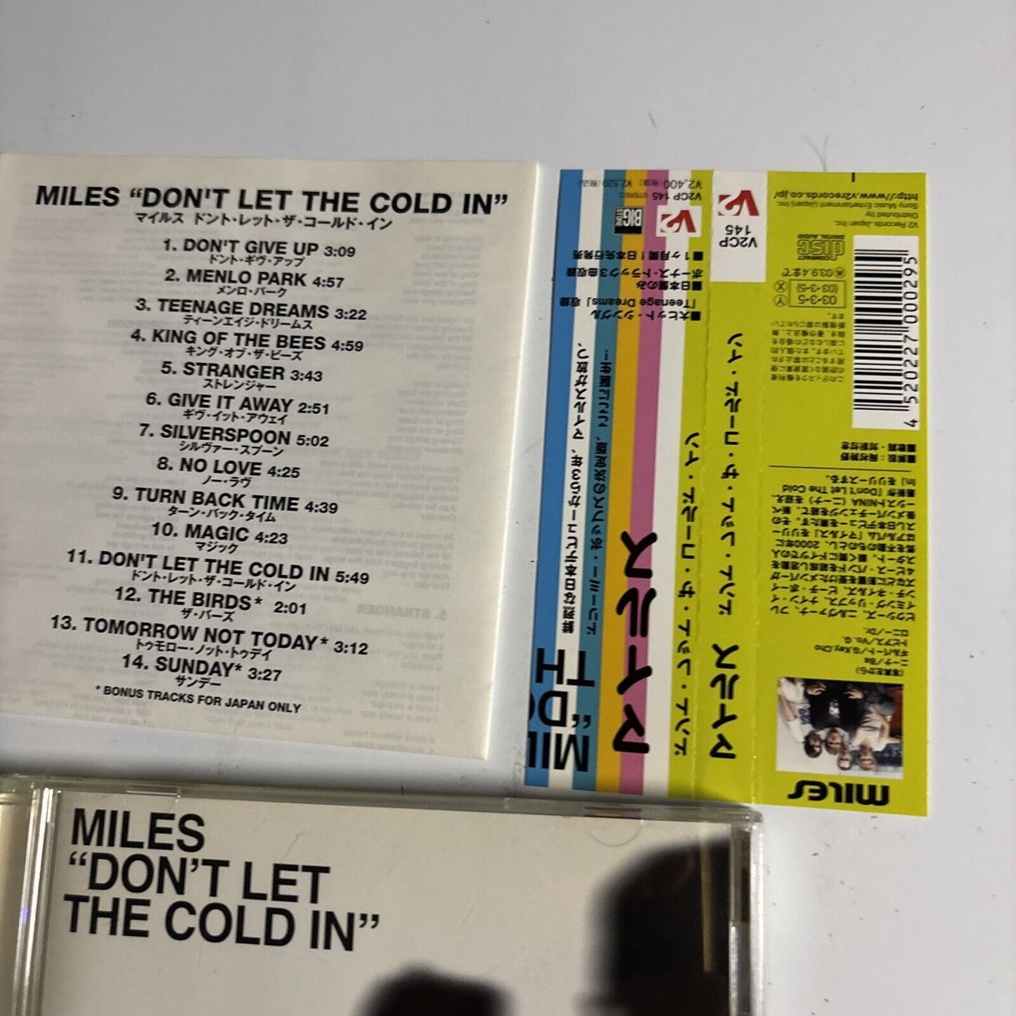 Miles – Don't Let The Cold In (CD, 2003) v2cp-145 Japan Bonus Track, obi