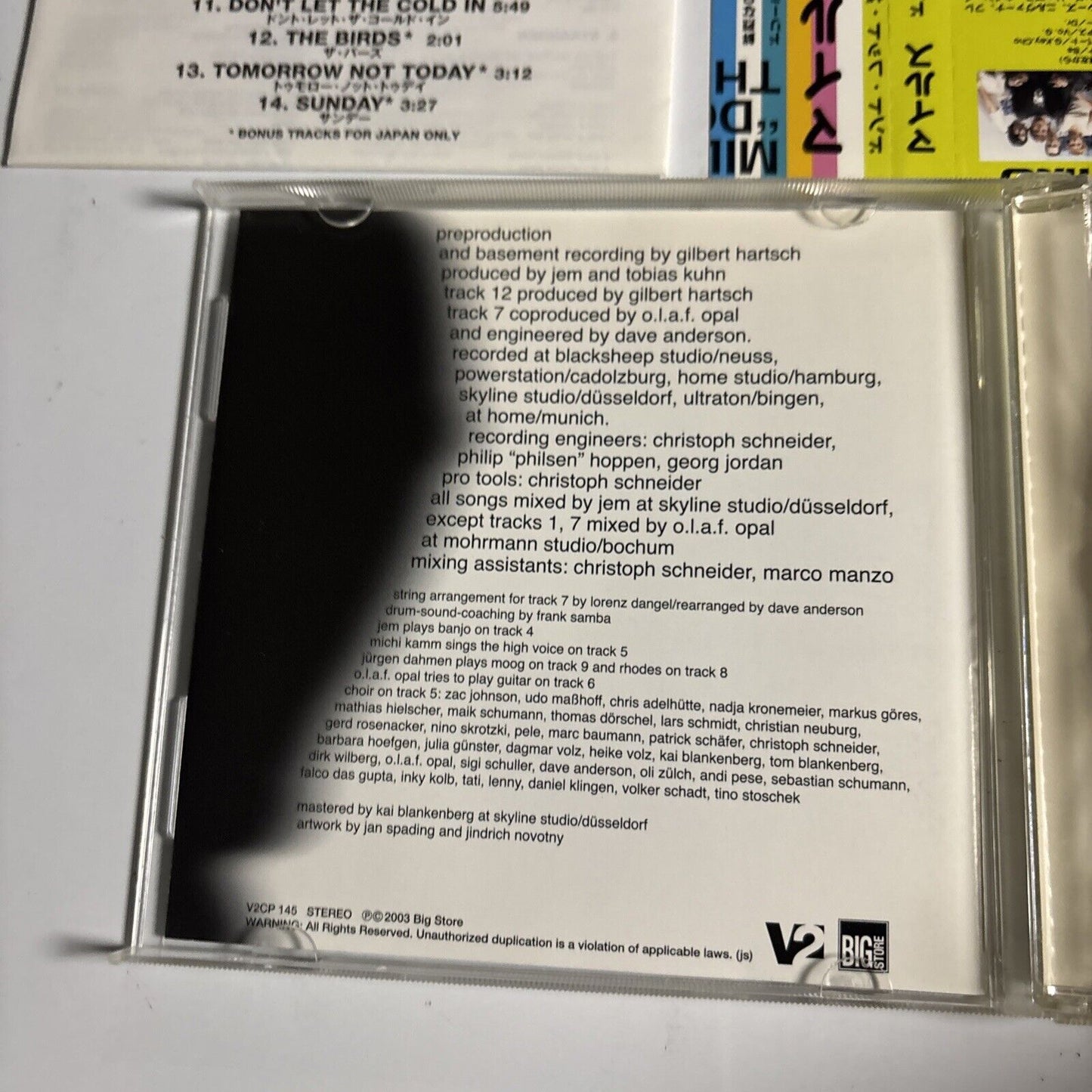 Miles – Don't Let The Cold In (CD, 2003) v2cp-145 Japan Bonus Track, obi