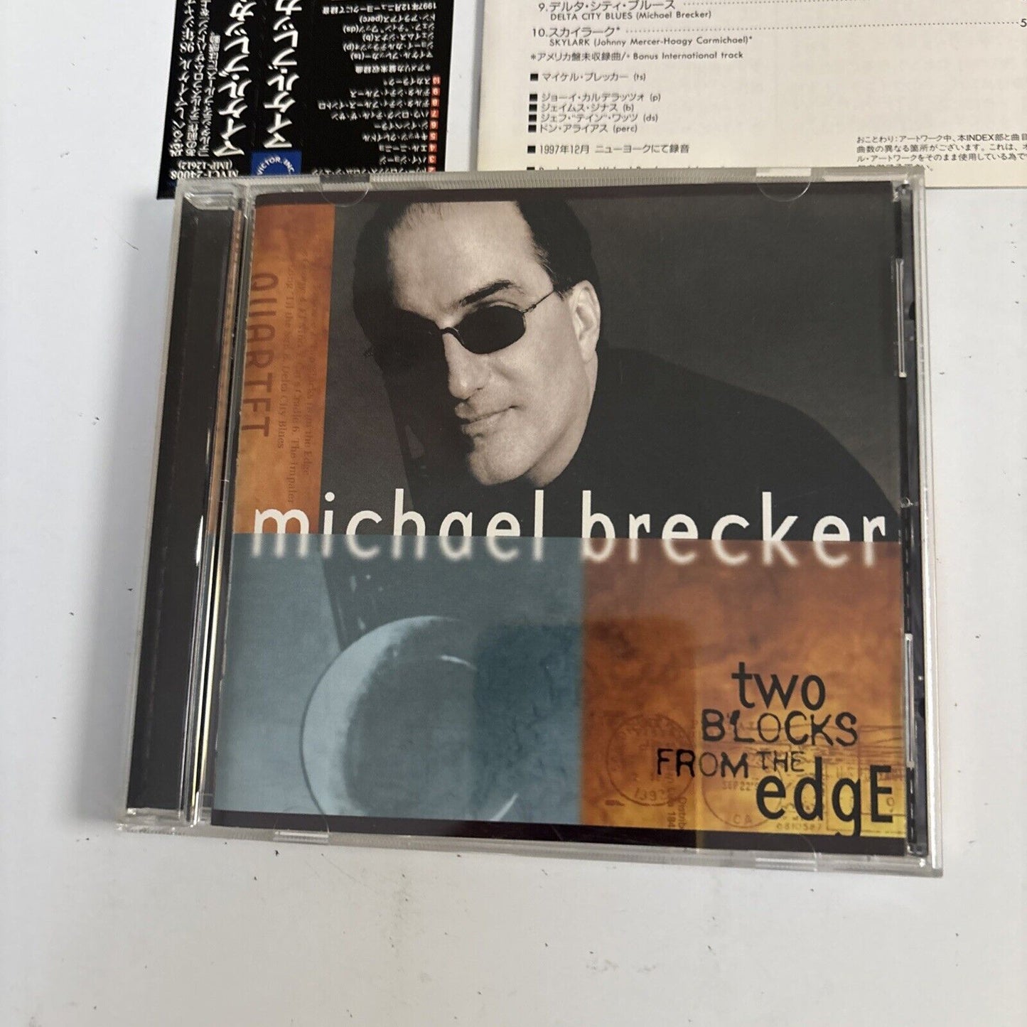 Michael Brecker – Two Blocks From The Edge (CD, 1998) Japan Bonus Track obi