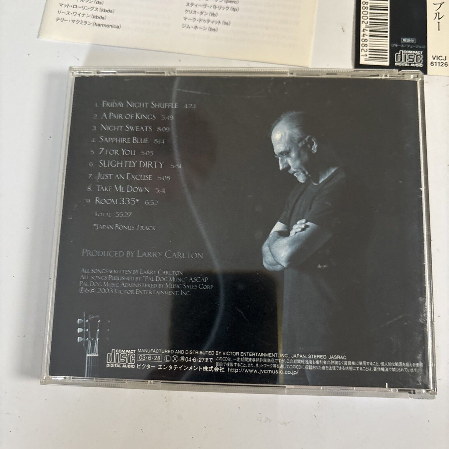 Larry Carlton – Sapphire Blue (CD, 2003) vicj-61126 Japan Bonus Track, obi