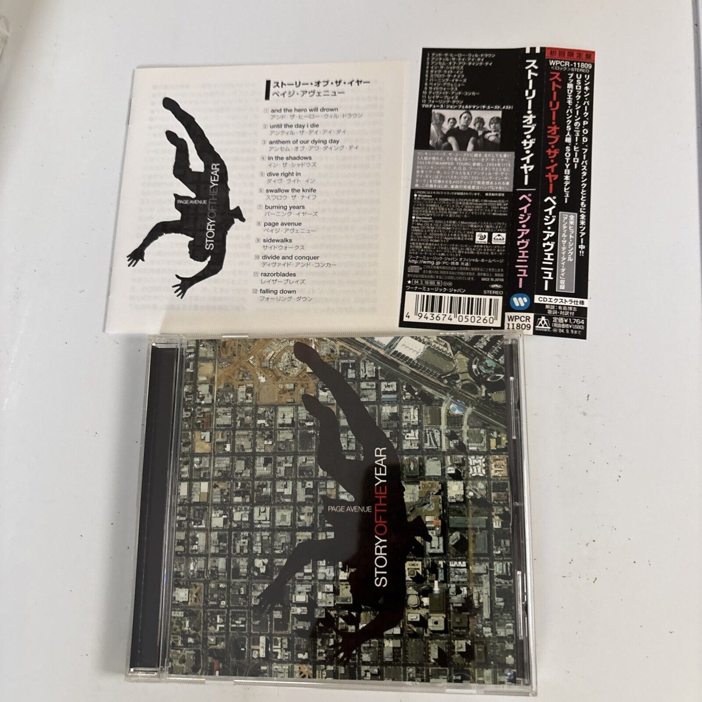 StoryOfTheYear – Page Avenue (CD, 2004) wpcr-11809 Japan obi