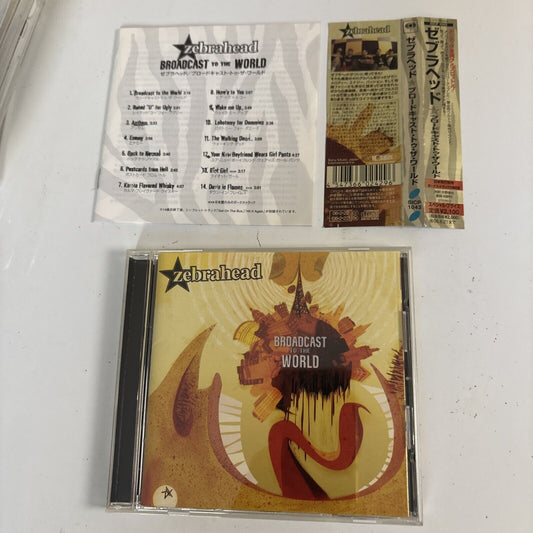Zebrahead – Broadcast To The World (CD, 2006) sicp-1043 Japan Bonus Track, obi