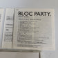 Bloc Party – Silent Alarm (CD, 2005) v2cp-205 Japan obi