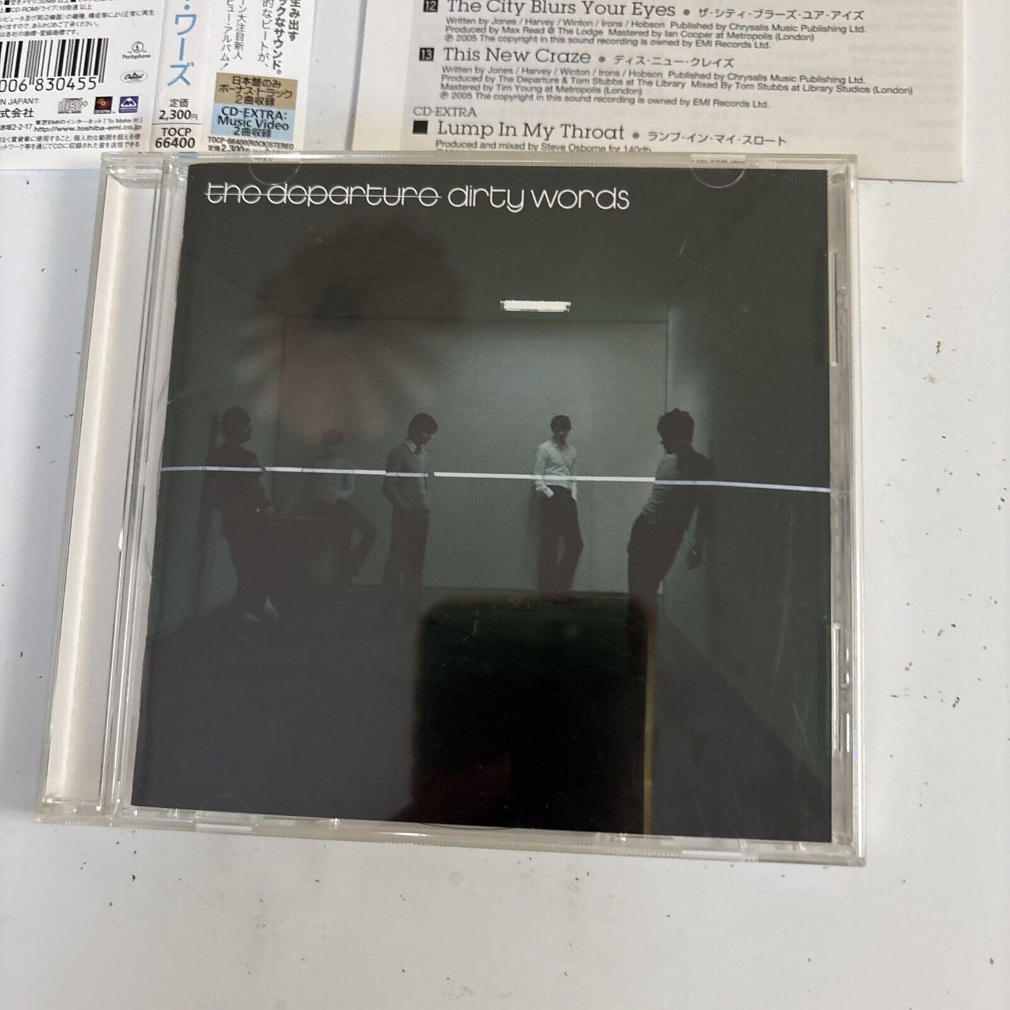 The Departure – Dirty Words (CD, 2005) tocp-66400 Japan Bonus Track, obi