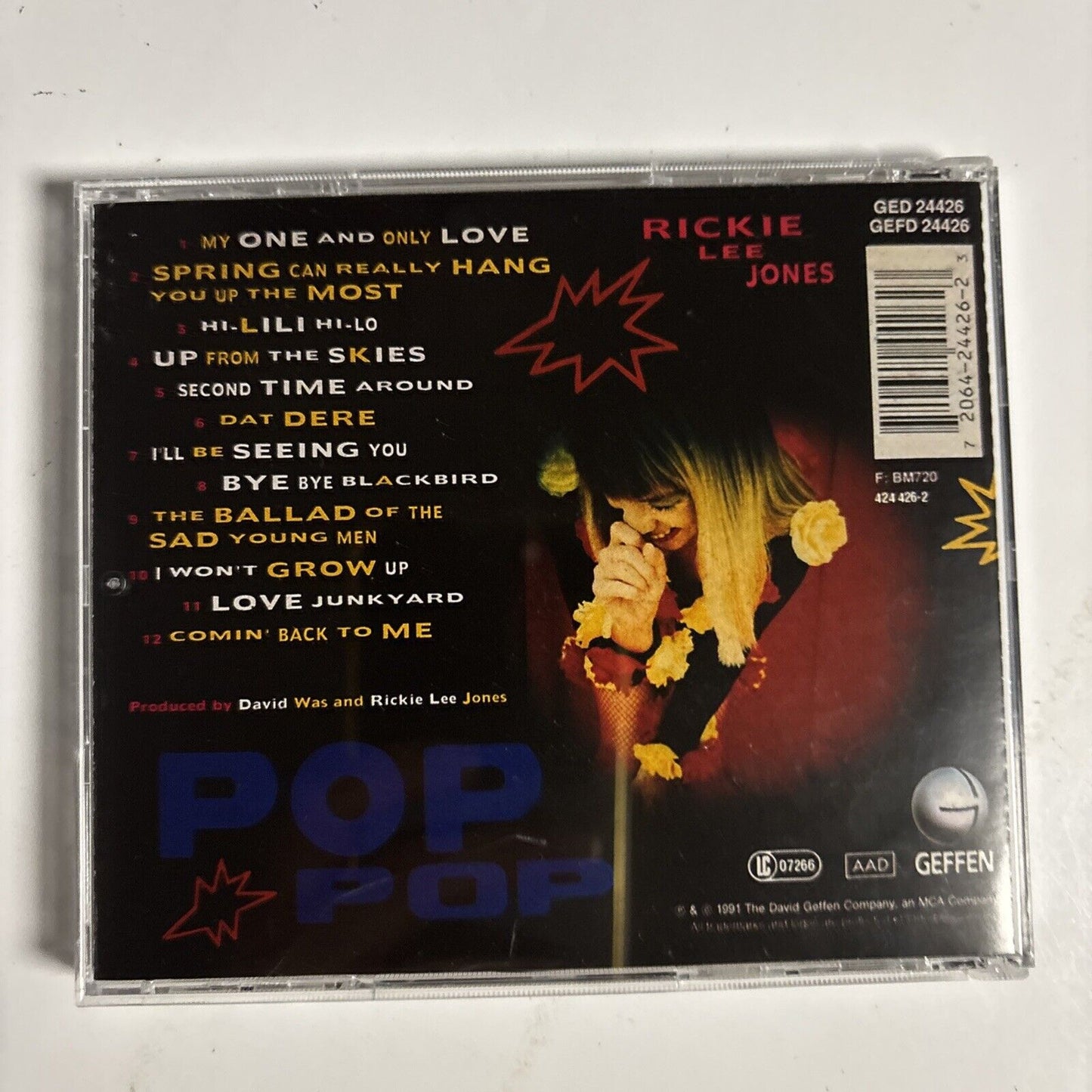Rickie Lee Jones – Pop Pop (CD, 1991) GEFD 24426