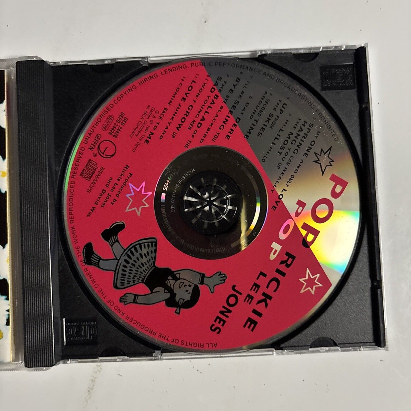 Rickie Lee Jones – Pop Pop (CD, 1991) GEFD 24426