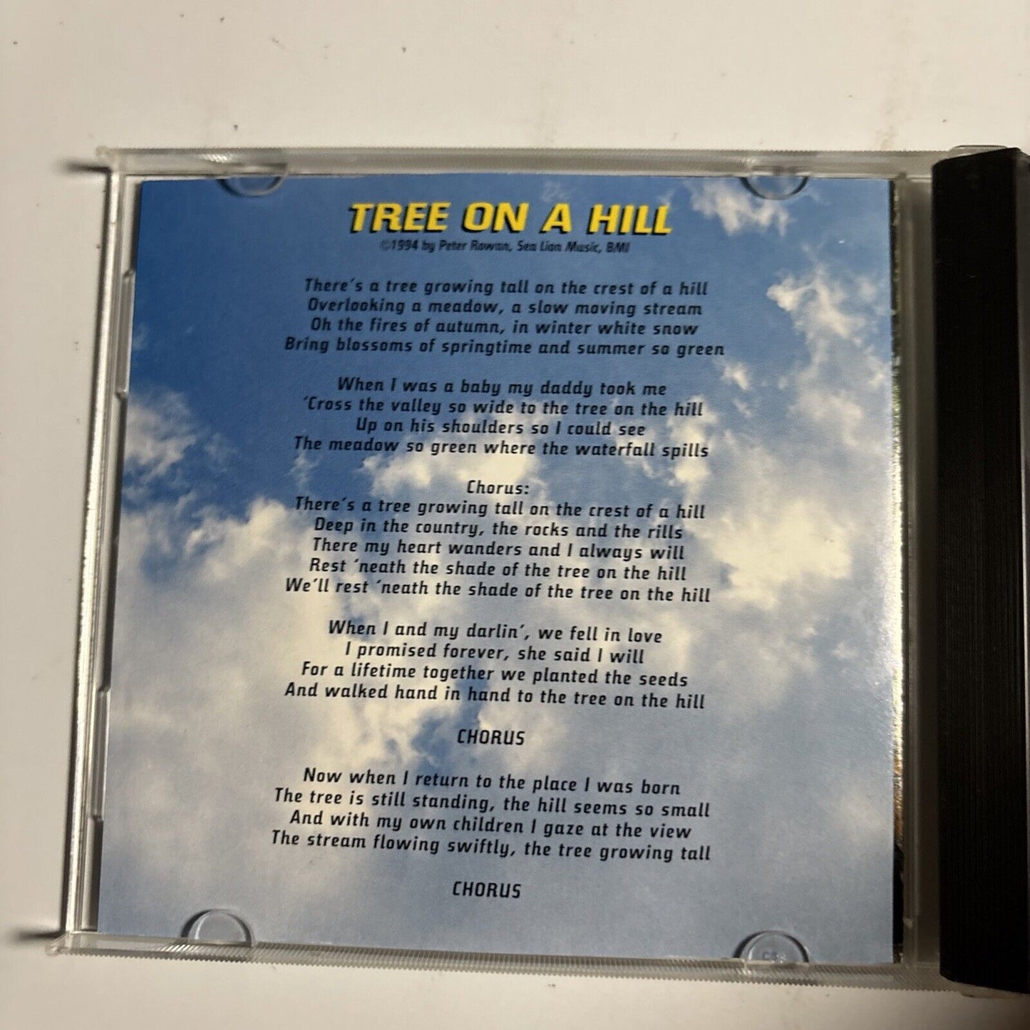 Peter Rowan & The Rowan Brothers – Tree On A Hill (CD, 1994) SH-CD-3823