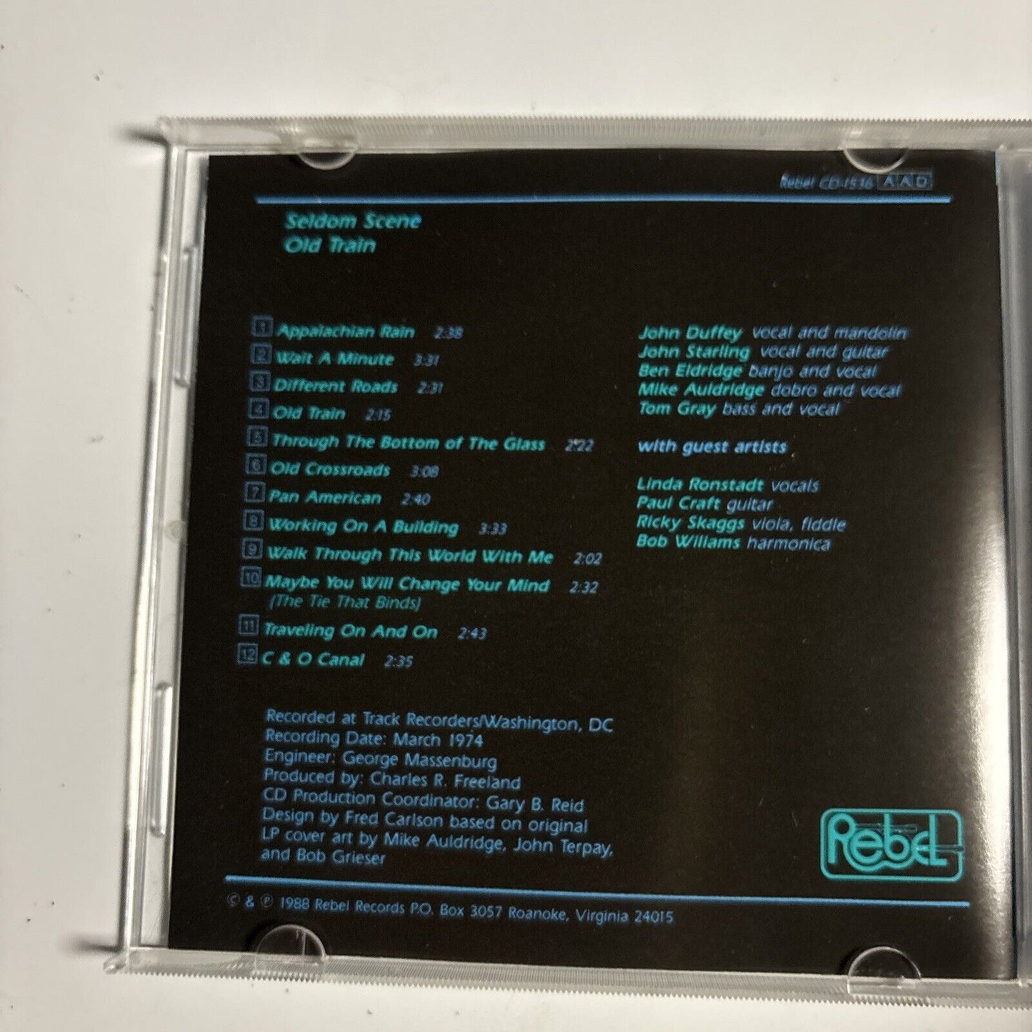 The Seldom Scene – Old Train (CD, 1998) REB-CD- 1536