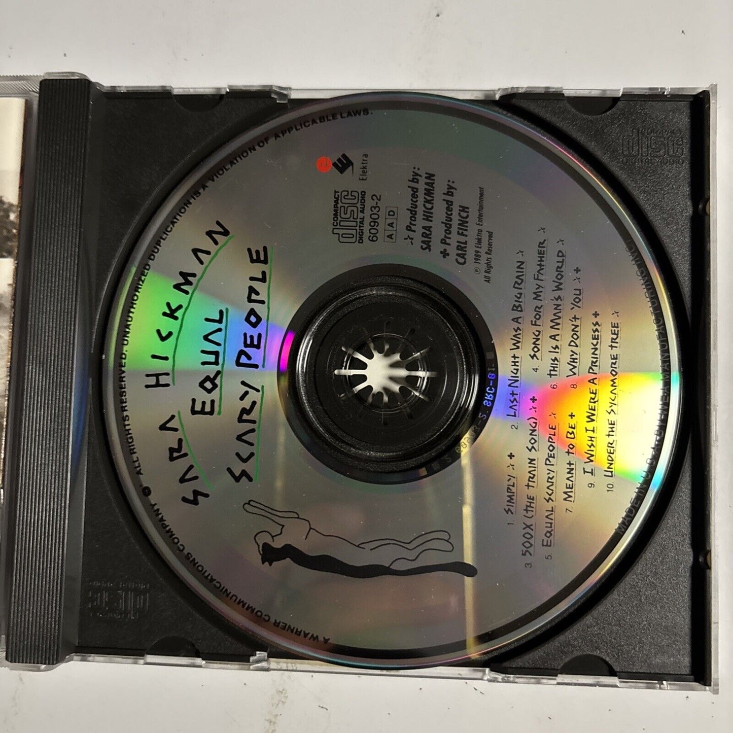 Sara Hickman – Equal Scary People (CD, 1989) 9 60903-2