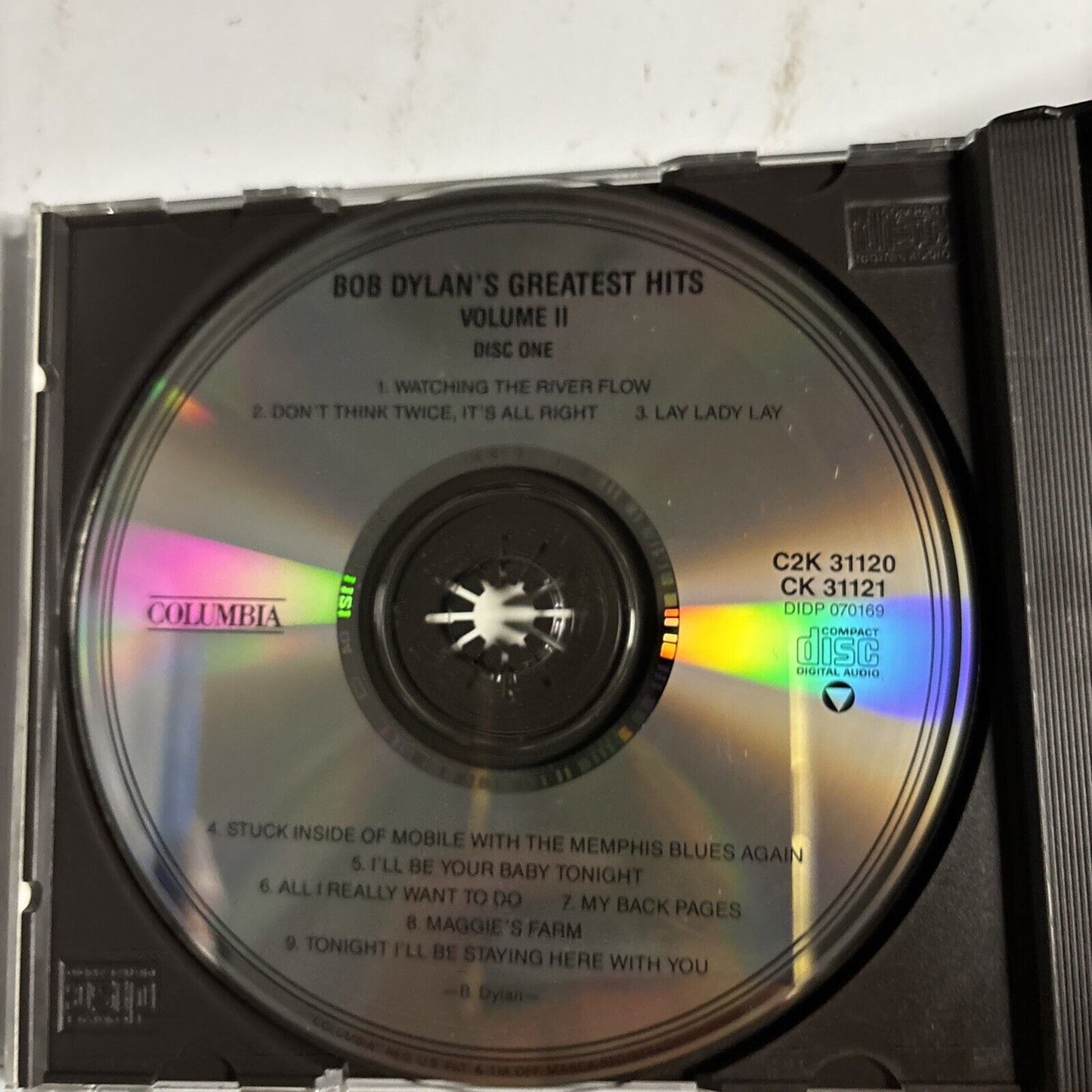 Bob Dylan – Bob Dylan's Greatest Hits Vol. II (CD, 1971) C2K 31120