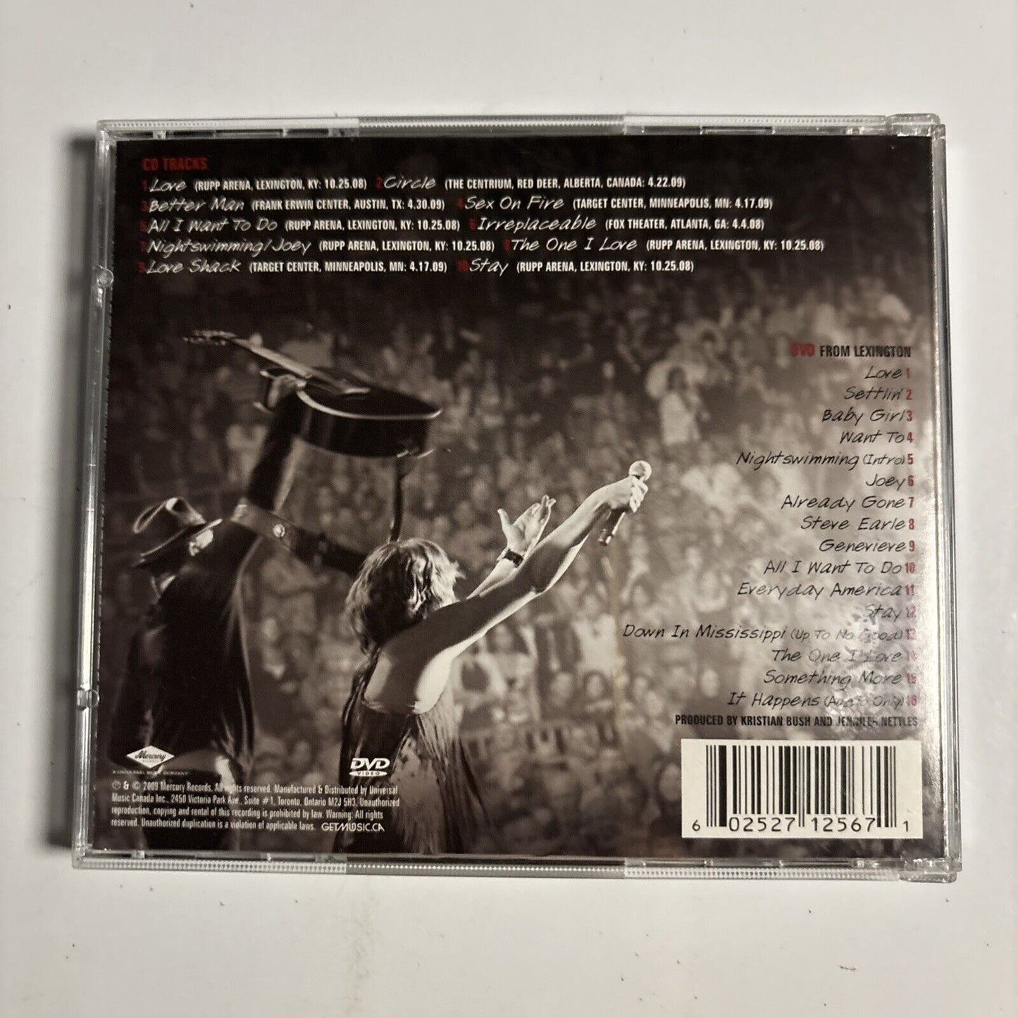 Sugarland – Live On The Inside (CD + DVD, 2009) B001319100