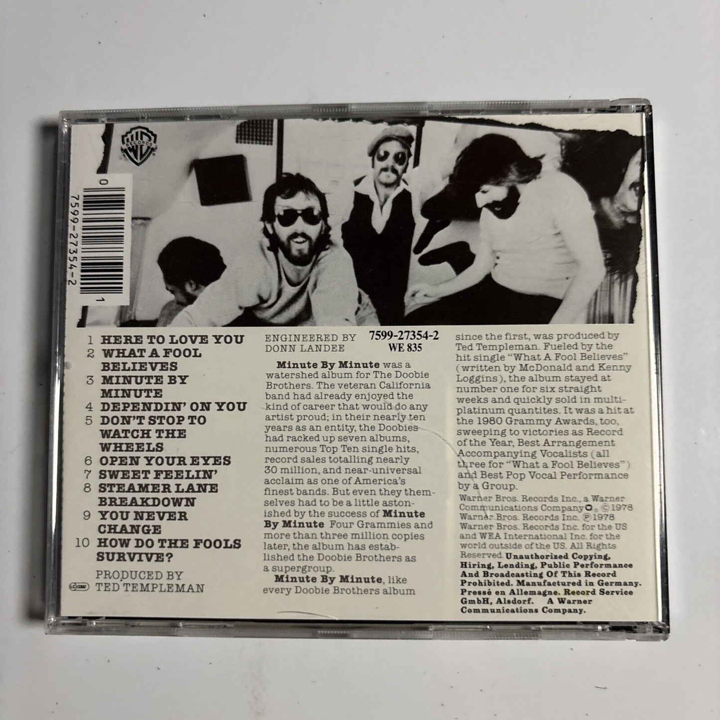 The Doobie Brothers – Minute By Minute (CD, 1978)