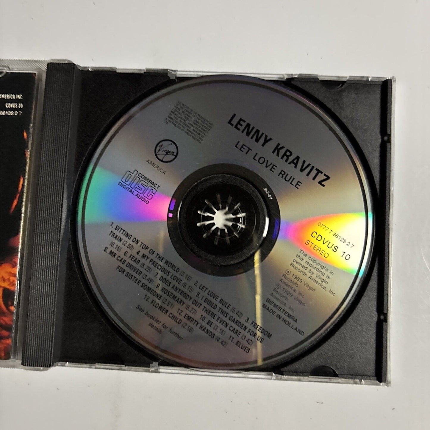 Lenny Kravitz – Let Love Rule (CD, 1989) CDVUS 10