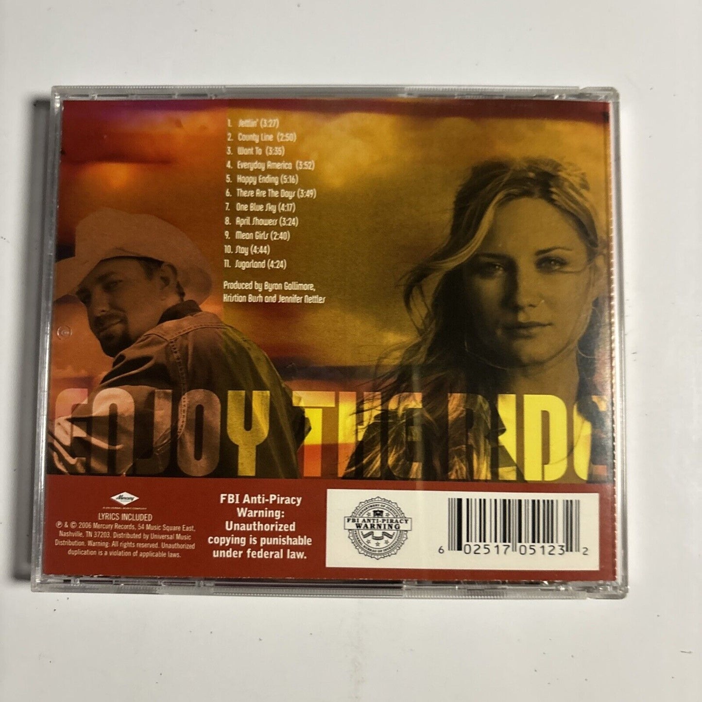 Sugarland – Enjoy The Ride (CD, 2006) B0007411-02