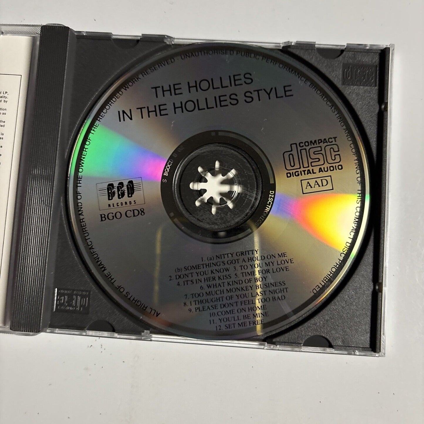 The Hollies - In The Hollies Style (CD, 1964) BGOCD8