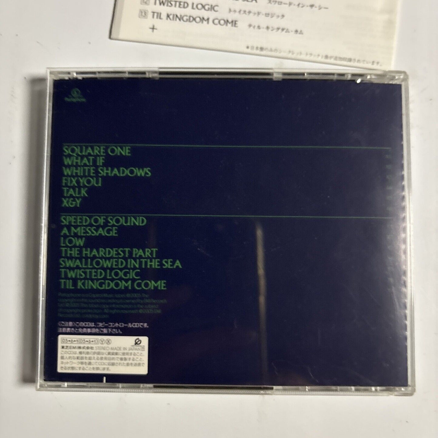 Coldplay – X&Y (CD, 2005) tocp-66370 Japan