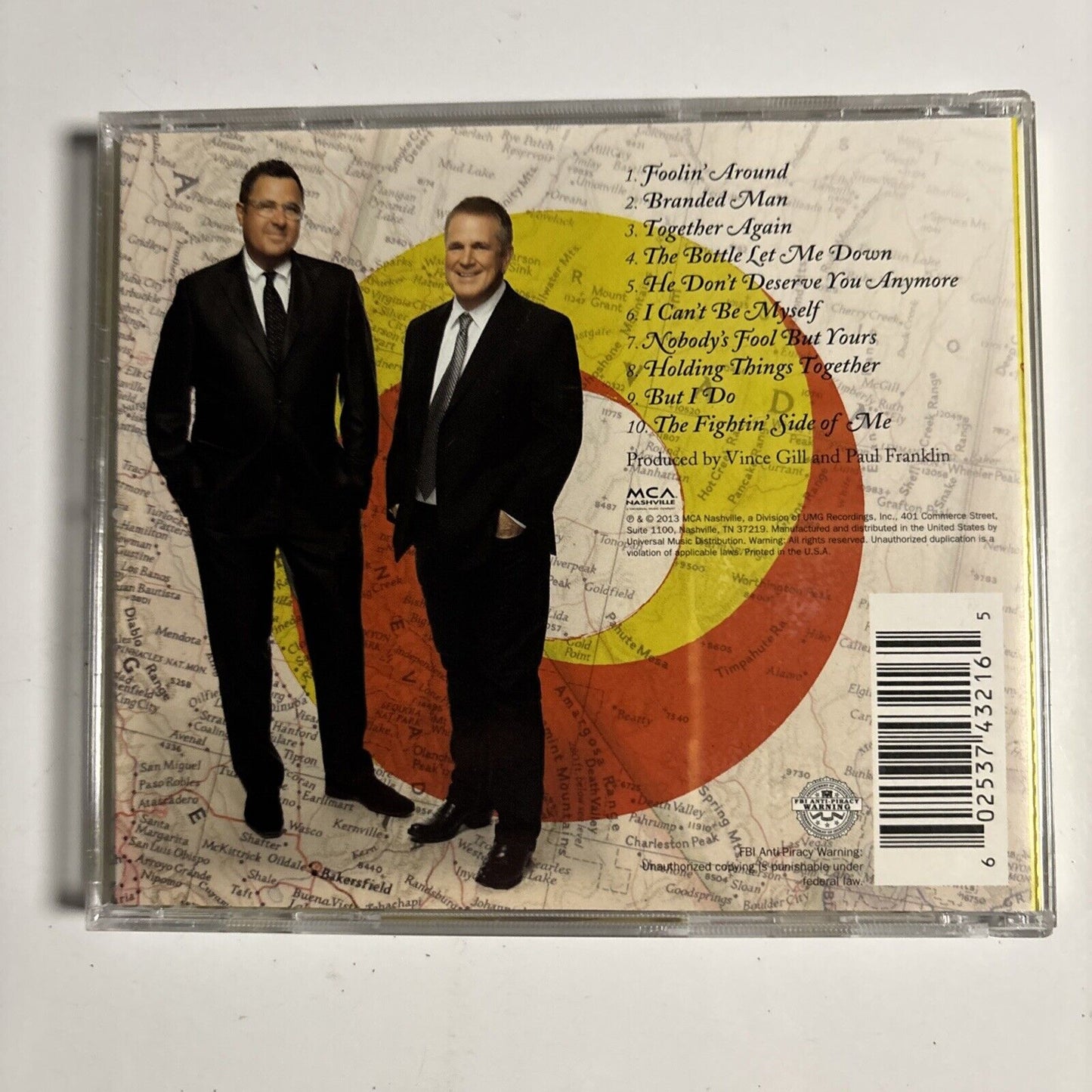 Vince Gill & Paul Franklin – Bakersfield (CD, 2013)