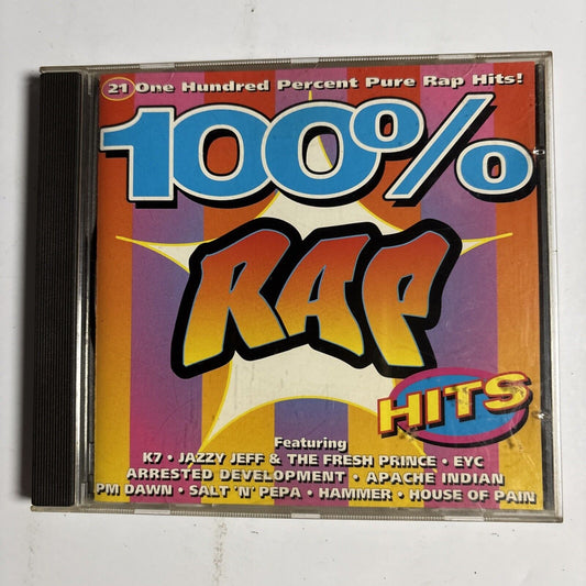 Various – 100% Rap Hits (CD, 1994) TCD 2694