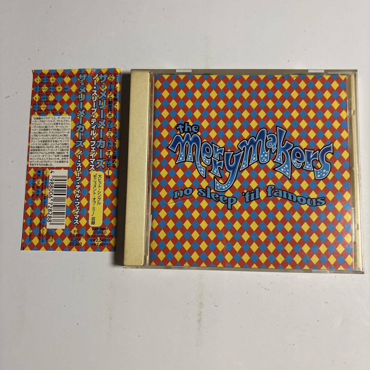 The Merrymakers – No Sleep 'til Famous (CD, 1997) vjcp-25301 Japan
