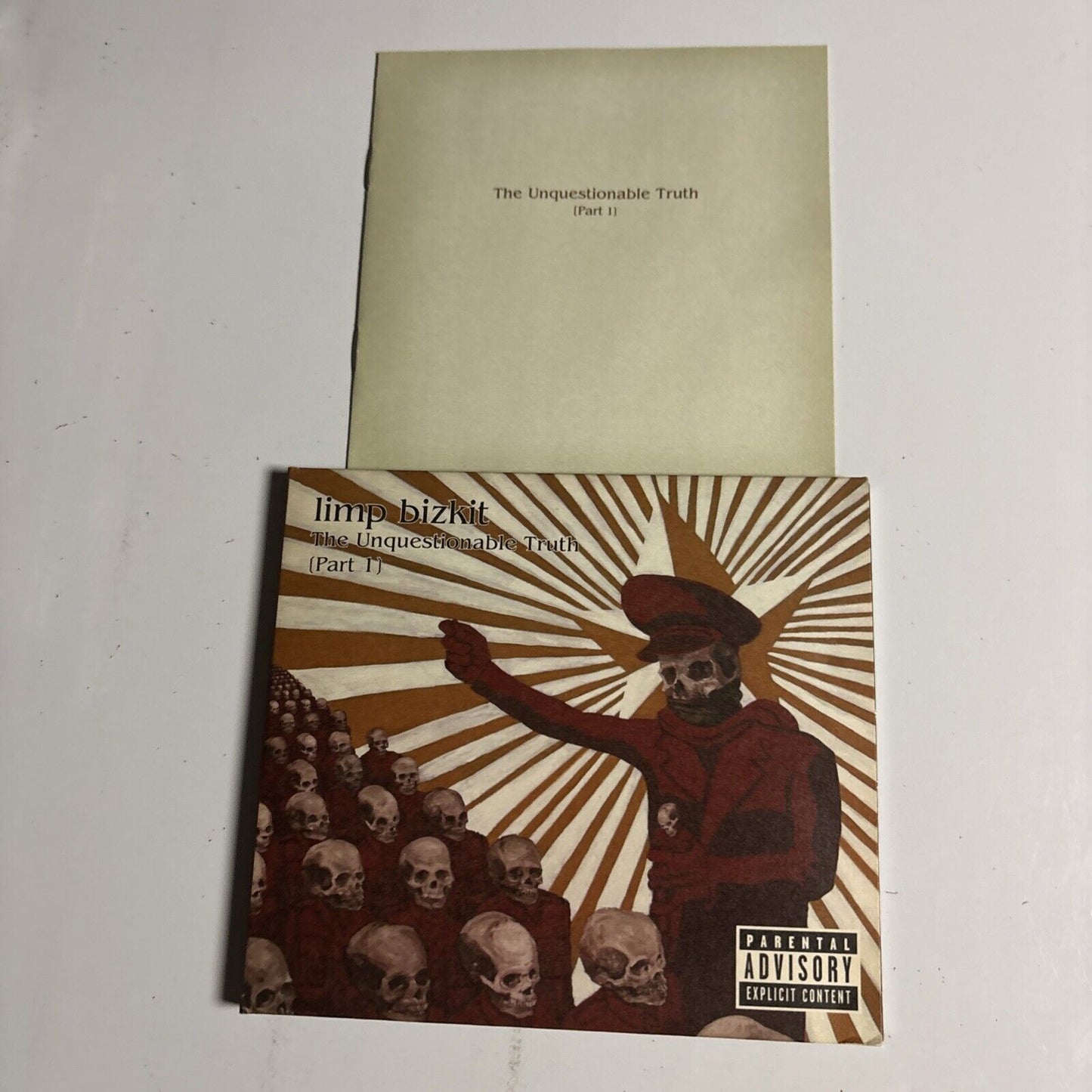 Limp Bizkit – The Unquestionable Truth (Part 1) (CD, 2005) B0004703-12 Digipak
