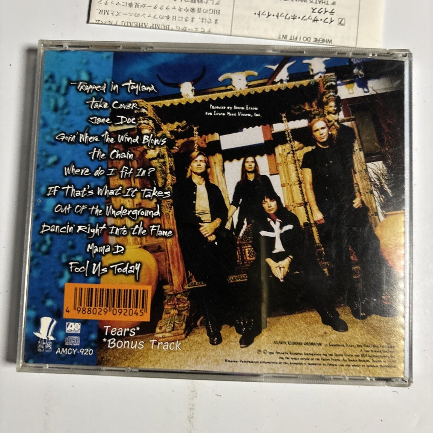 Mr. Big – Hey Man (CD, 1996) amcy-920 Japan Bonus Track