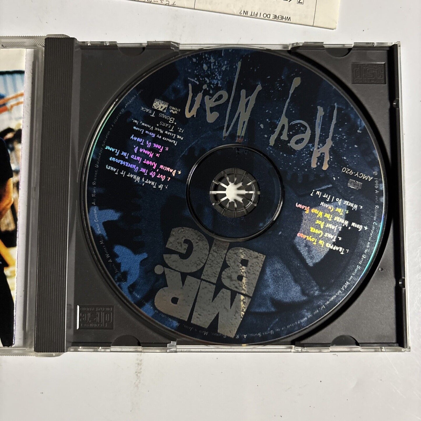 Mr. Big – Hey Man (CD, 1996) amcy-920 Japan Bonus Track