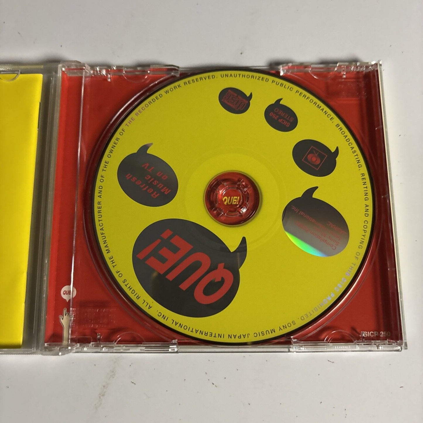 Various - Que! Refresh Music on TV (CD, 2002) sicp-250 Japan