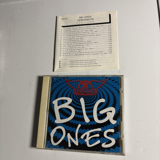 Aerosmith – Big Ones (CD, 1994) mvcg-162 Japan