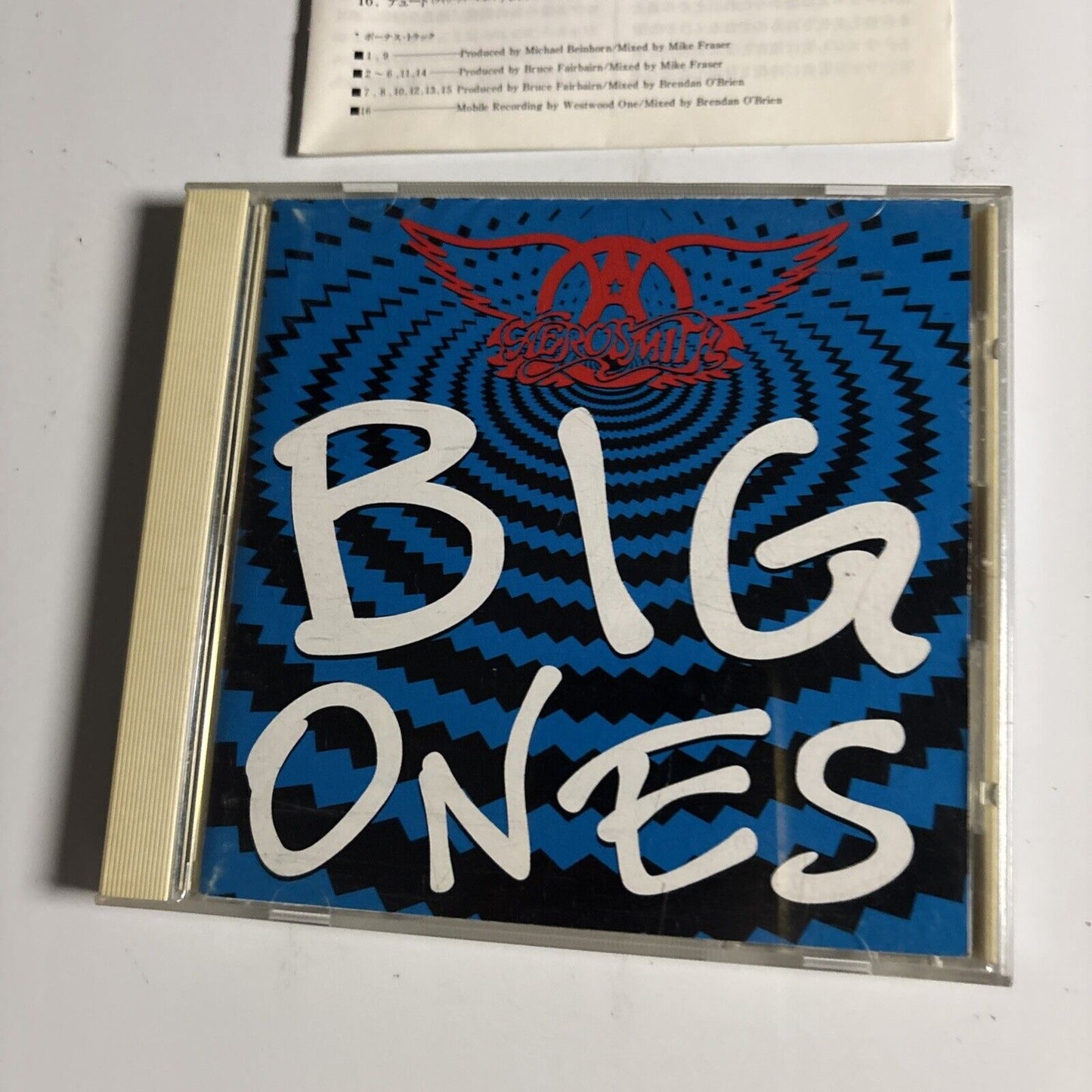Aerosmith – Big Ones (CD, 1994) mvcg-162 Japan
