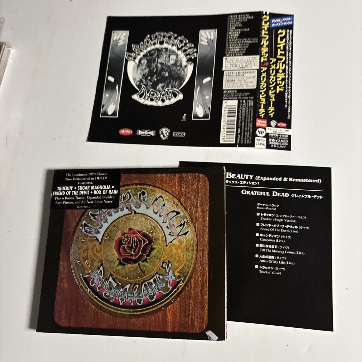 Grateful Dead – American Beauty (CD, HDCD, 2003) wpcr-11496 Japan obi, HDCD