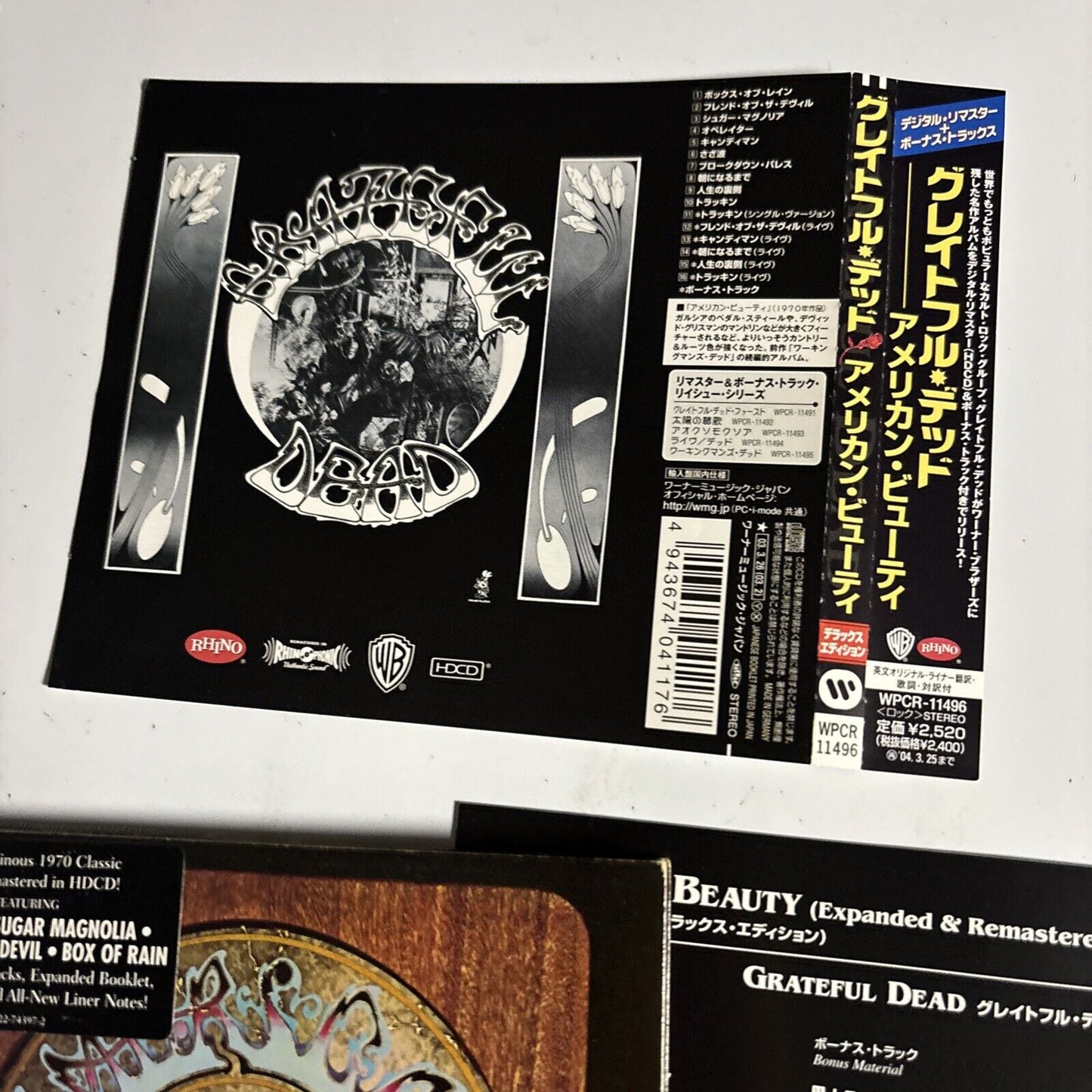 Grateful Dead – American Beauty (CD, HDCD, 2003) wpcr-11496 Japan obi, HDCD