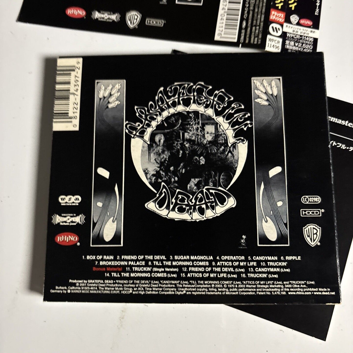 Grateful Dead – American Beauty (CD, HDCD, 2003) wpcr-11496 Japan obi, HDCD