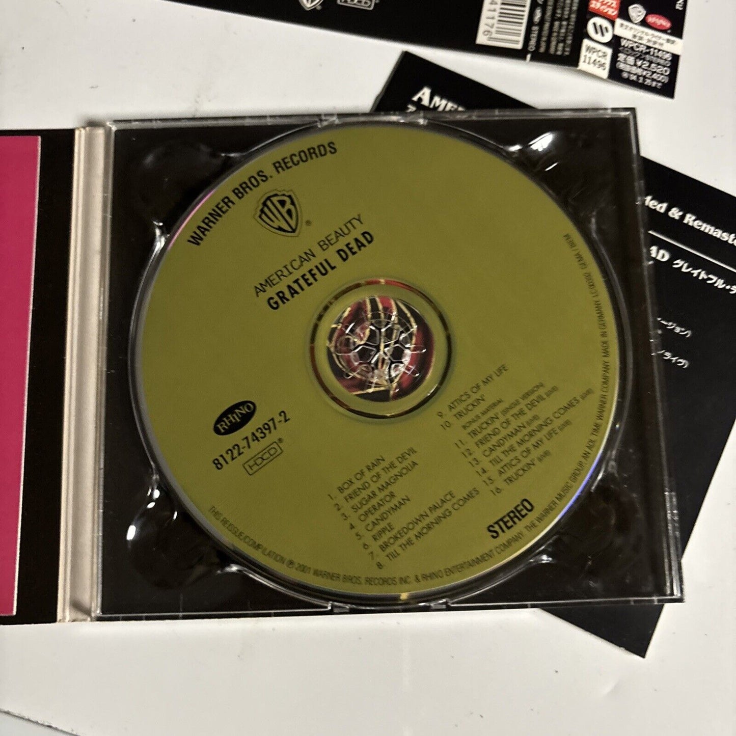 Grateful Dead – American Beauty (CD, HDCD, 2003) wpcr-11496 Japan obi, HDCD
