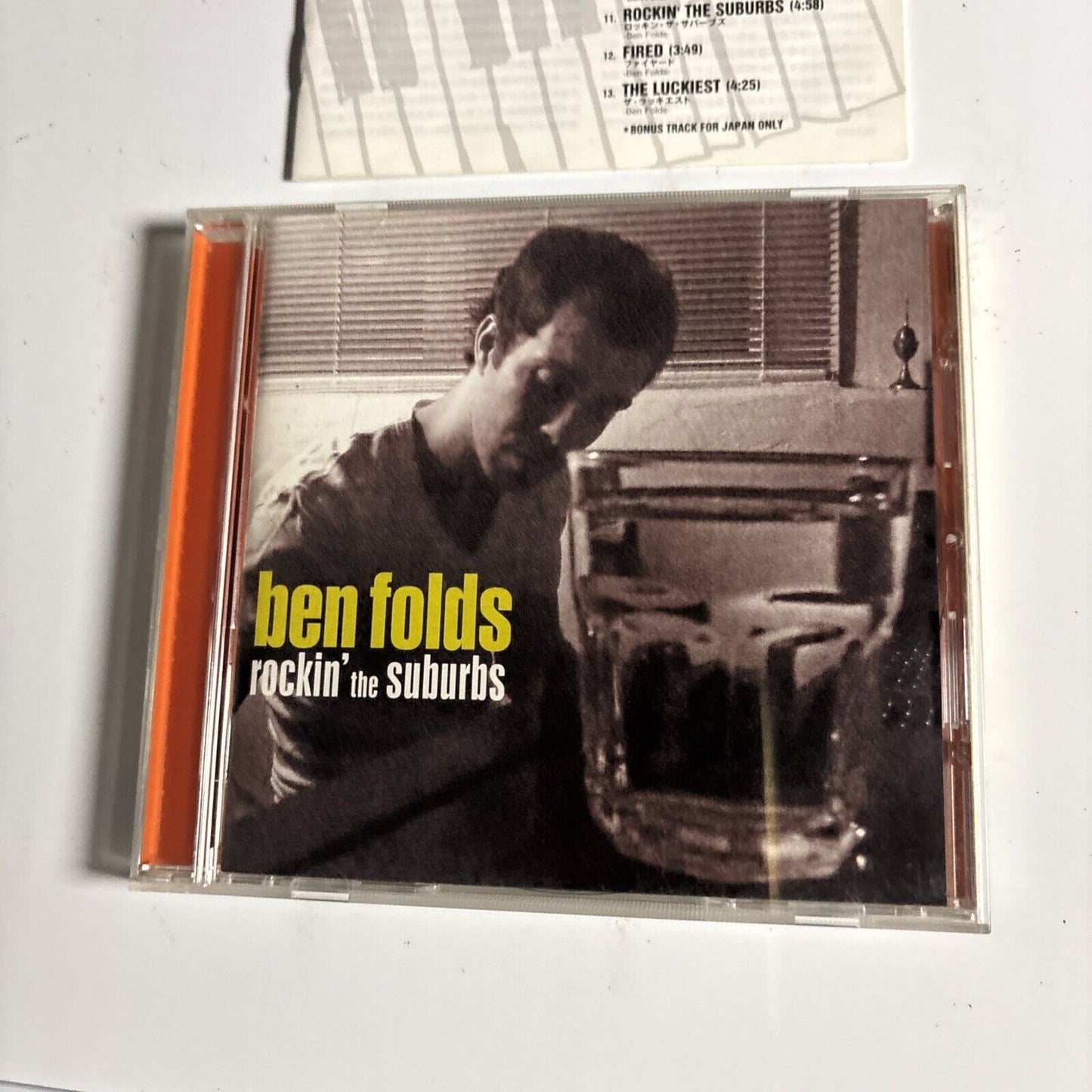 Ben Folds – Rockin' The Suburbs (CD, 2001) esca-8352 Japan