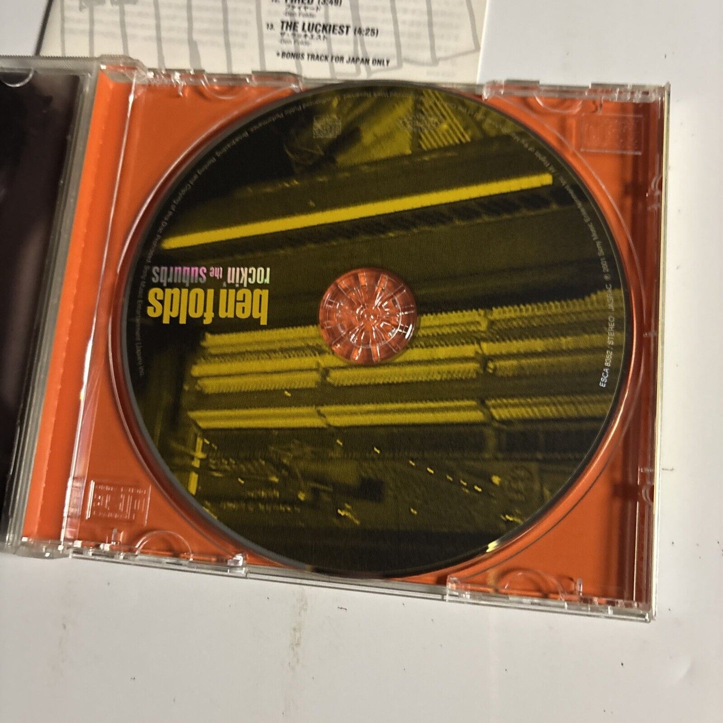 Ben Folds – Rockin' The Suburbs (CD, 2001) esca-8352 Japan