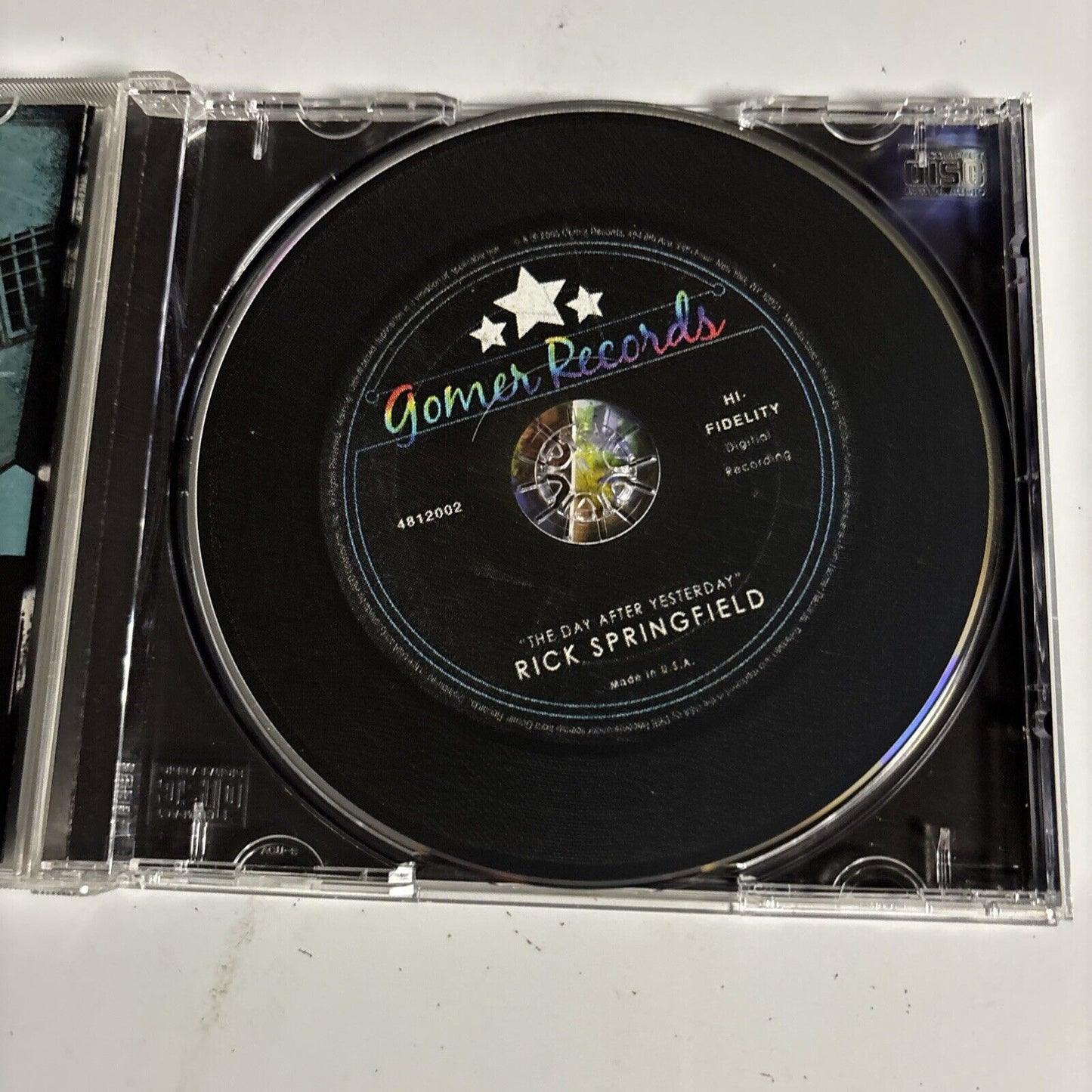 Rick Springfield – The Day After Yesterday (CD, 2005) 4812002