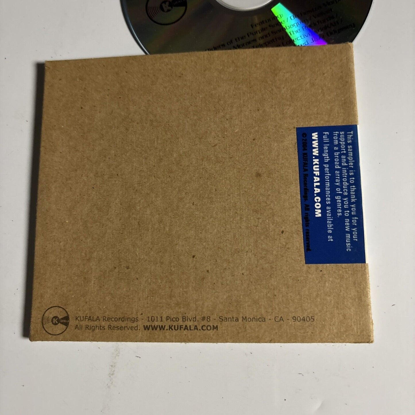 Various - Kufala Sampler 6 (CD, 2004)   Digipak