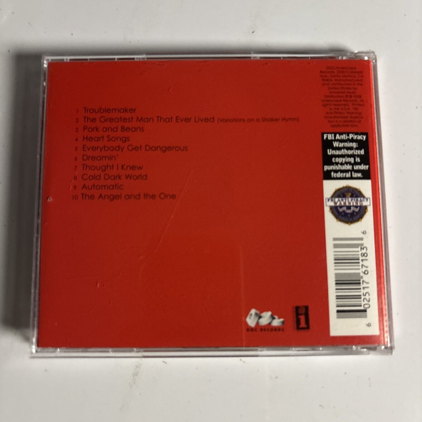 Weezer – Weezer [Red Album] (CD, 2008) B0011135-02