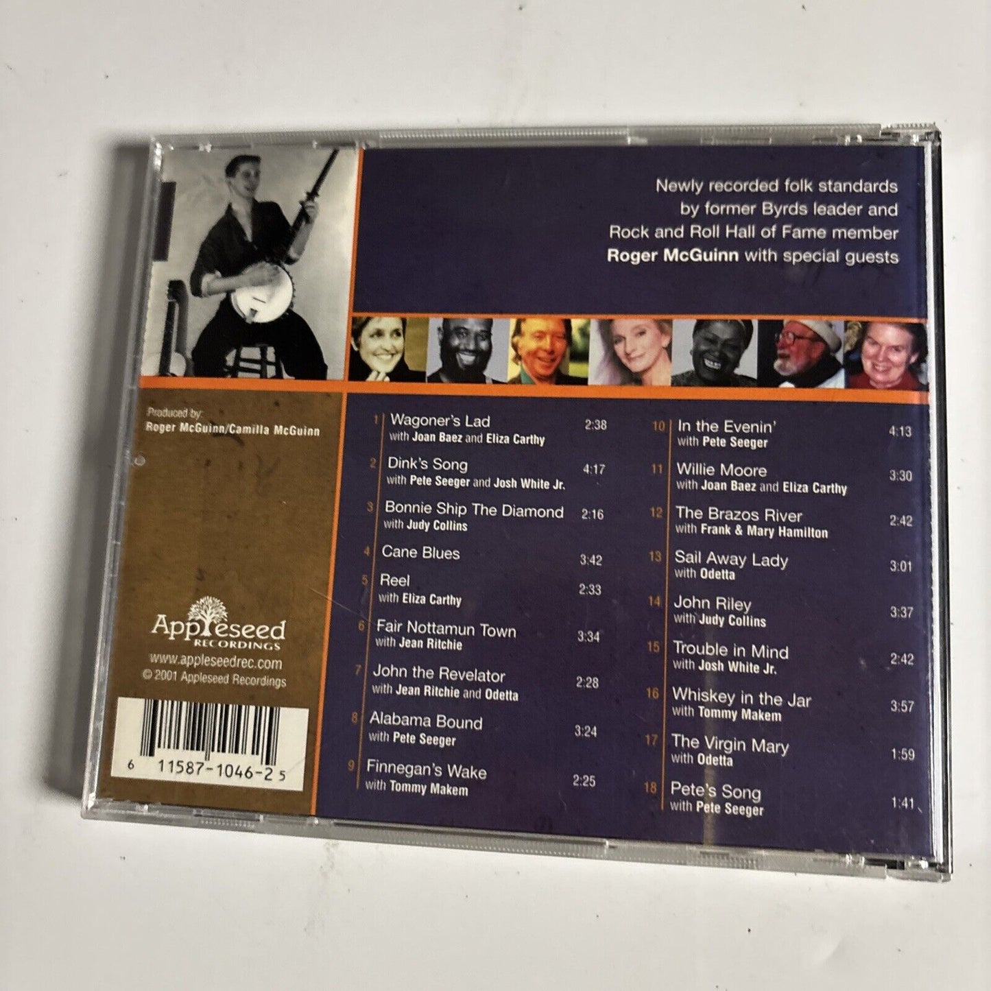 Roger McGuinn – Treasures From The Folk Den (CD, 2001) APR CD 1046