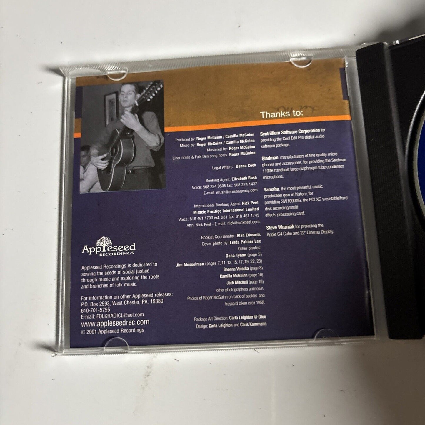 Roger McGuinn – Treasures From The Folk Den (CD, 2001) APR CD 1046