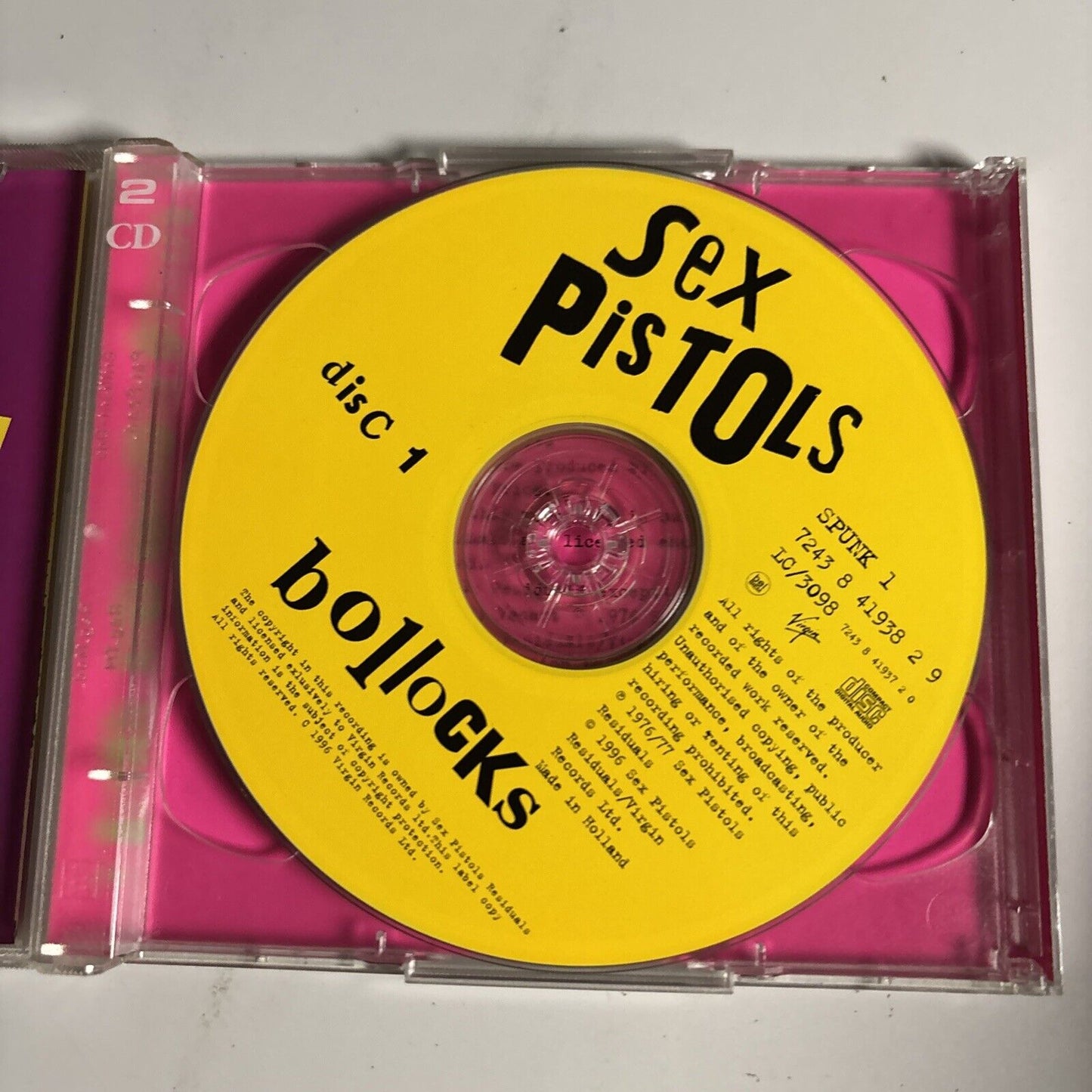 Never Mind The Bollocks Here's The Sex Pistols / Spunk (CD, 1996, 2-Disc)
