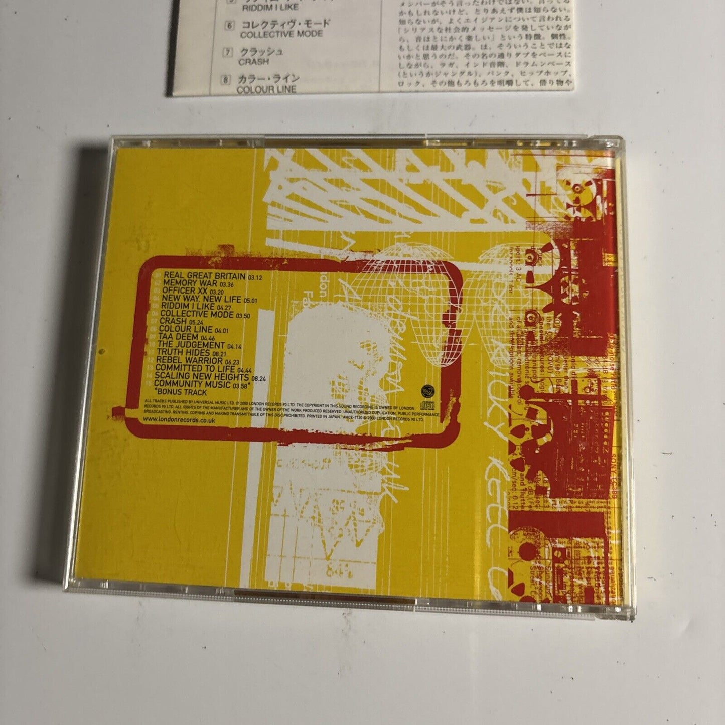 Asian Dub Foundation – Community Music (CD, 2000) amce-7130 Japan Bonus Track